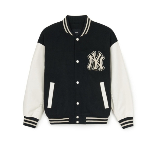 MLB 울 바시티자켓 A5 3AJPV1046 50BKS_이미지
