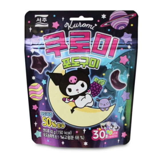 쿠로미 포도 구미 43g