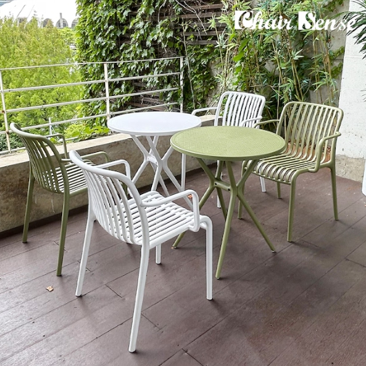 체어센스 퍼센트 야외 테이블 650 (루나암의자2개)_이미지