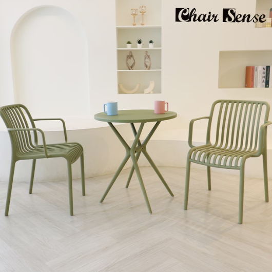 체어센스 퍼센트 야외 테이블 650 (루나암의자2개)