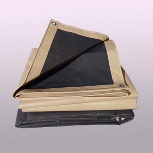 미래기업 UV 캠핑 방수포 베이지차콜 2.6x4.0m