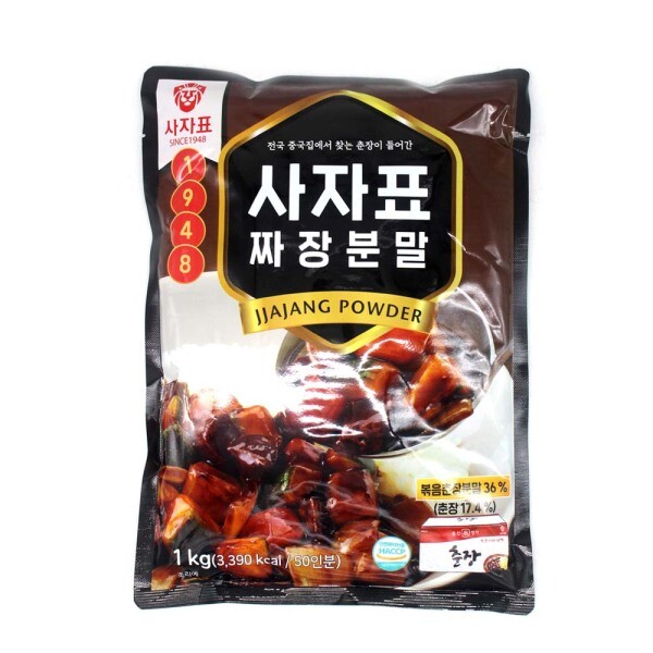 푸드코리아 사자표 짜장분말 1Kg (8개)_이미지