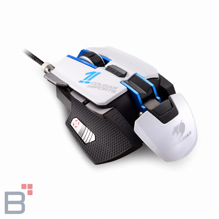 COUGAR 700M eSPORTS Piano Coating 게이밍 마우스 (White)_이미지