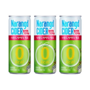 동아오츠카 나랑드 사이다 제로 그린애플 245ml (40개)_이미지