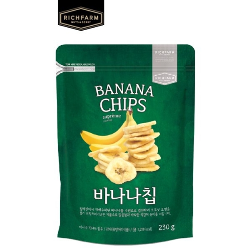 리치팜너트 바나나칩 230g이미지입니다. 누르면 해당 게시물로 새창이동합니다.