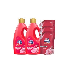 피죤 시그니처 플라워페스티벌 2L + 리필 1.6L (본품2개+리필3개)_이미지