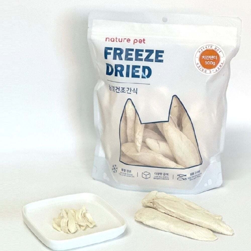 동결건조 닭가슴살 치킨 텐더 300g