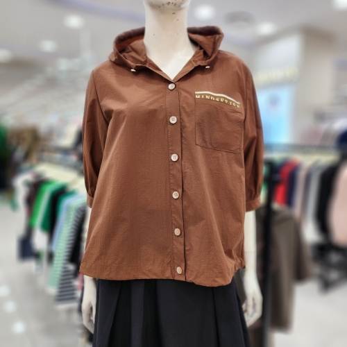 조이너스 여성 캐주얼 면 루즈빗 여름 후드 자켓JAFU5WRC280_US_이미지