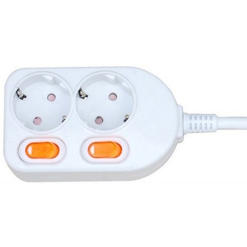 신성전기 2구 16A 개별스위치 멀티탭 (3m)