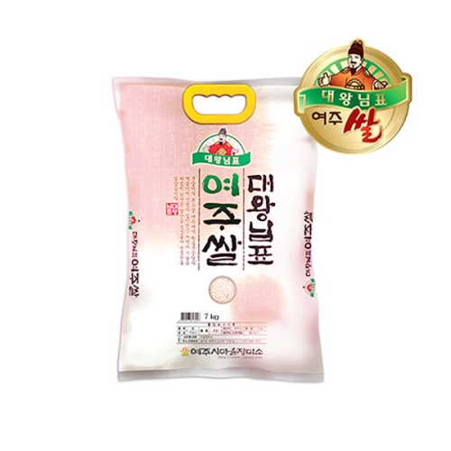 여주시마을정미소 2025 햅쌀 대왕님표 여주쌀 7kg (1개)