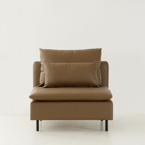 동서가구 모디퍼 모듈 본체 가죽 소파 1인용_이미지