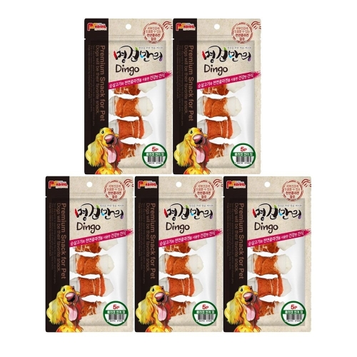 피에스코리아 명견만리 연어 딩고껌 5P (5개)_이미지