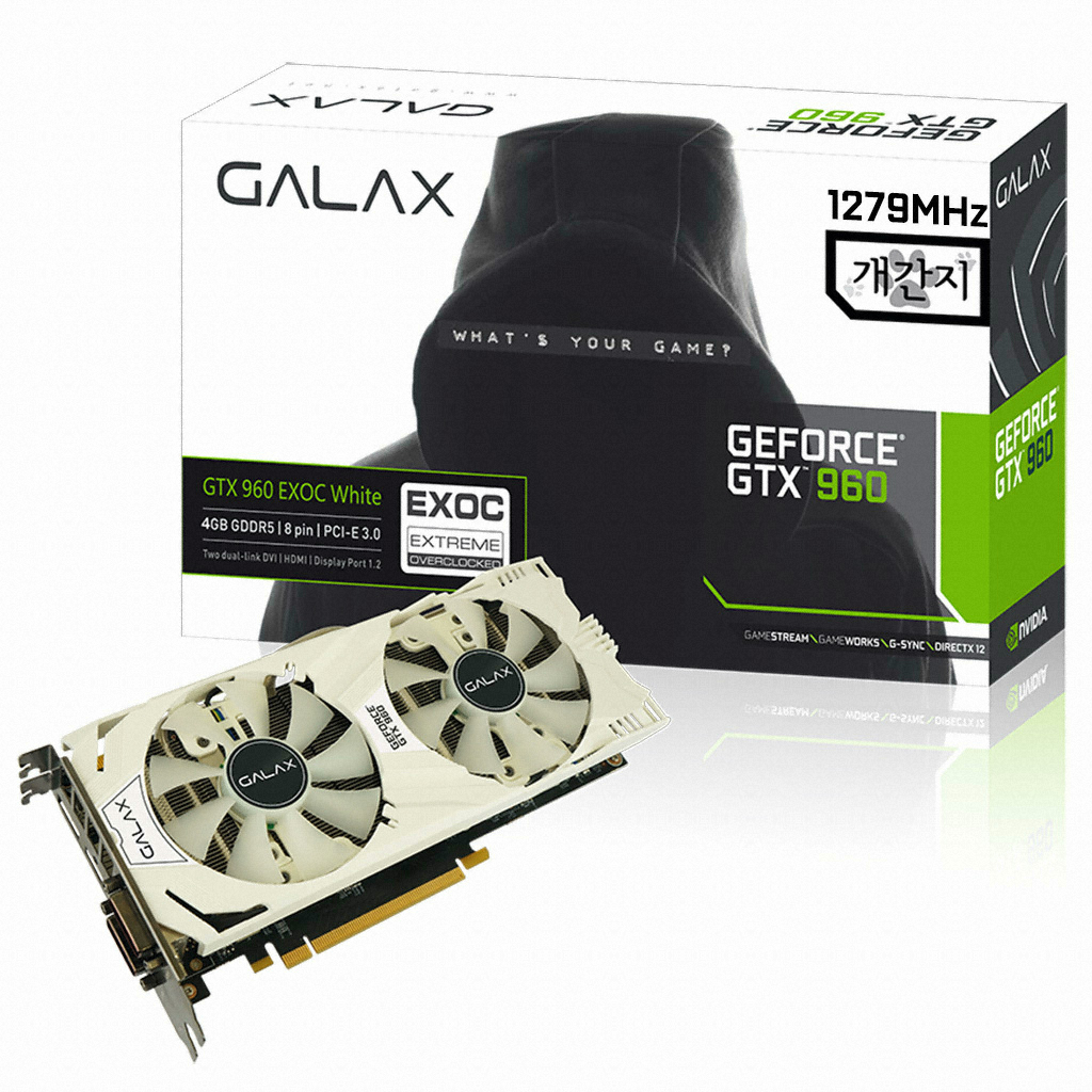 ������ GALAX ������ GTX960 ������ EXOC D5 4GB 1279MHz