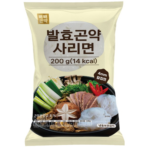 빼빼곤약 발효곤약 사리면 200g
