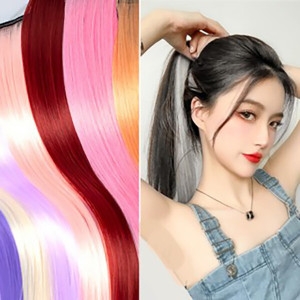  포인트 헤어브릿지 컬러 헤어피스 붙임머리 탈색 염색없이 간편하게