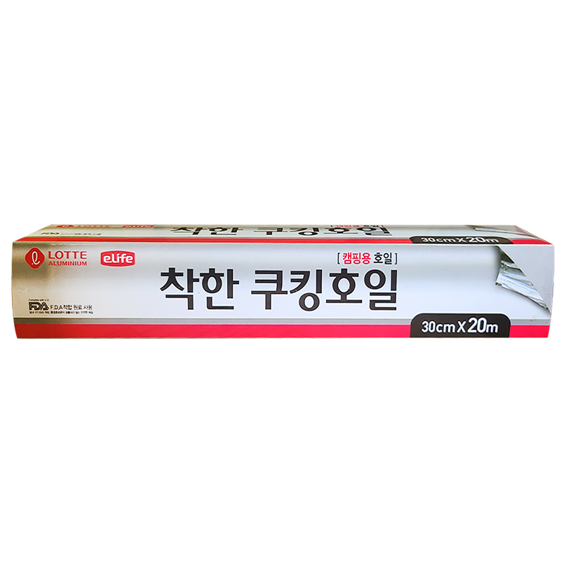롯데알미늄 롯데이라이프 ㅤ착한 캠핑호일 30cm x 20m (2개)_이미지
