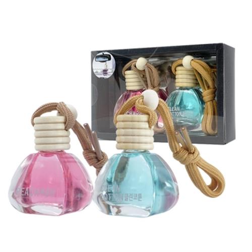 룸미러 고정 아로마 실내 방향제 피치 15ml + 클린코튼 15ml
