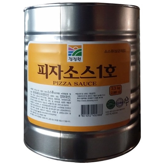 대상 청정원 피자소스 1호 3.3kg (6개)