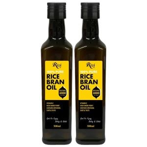 리지 100% PURE 프리미엄 현미유 보틀커버 2병 세트 (1개)_이미지