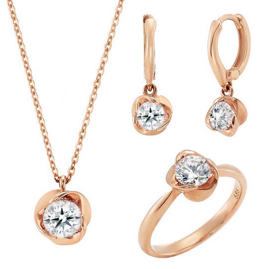 몰리즈 14K 플래마 세트 S85879ST