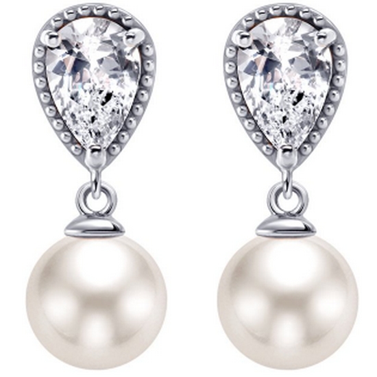 골드팡 14K 인사이드아웃드롭진주 귀걸이_이미지