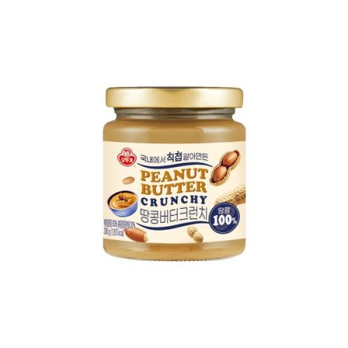 오뚜기 100% 땅콩버터 크런치 300g