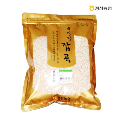 정선농협 5일장잡곡 찰보리쌀2kg_이미지