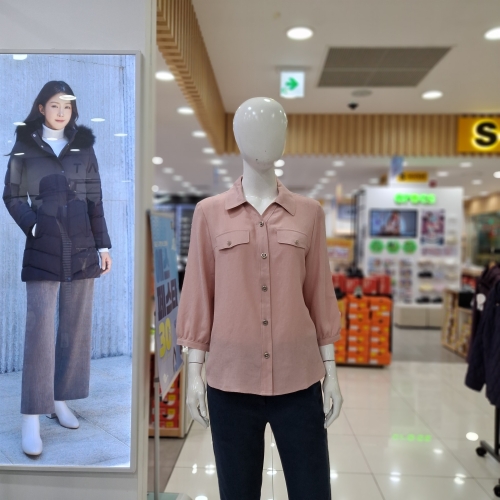 PAT 와이넥 모달 혼방 블라우스 1M42501_US