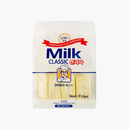 위아더월드 밀크 클래식 쌀과자 계란맛 240g (4개)