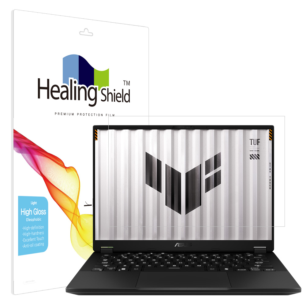 폰트리 힐링쉴드 ASUS TUF Gaming A14 2024 올레포빅 Light 액정보호필름_이미지