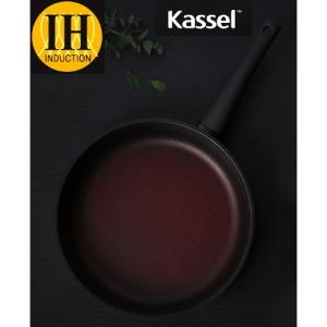 카셀 버건디 레더 IH 프라이팬 [28cm]