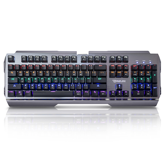 RIZUM G-FACTOR Z60 Aluminum Rainbow 기계식 게이밍 키보드 (청축)_이미지