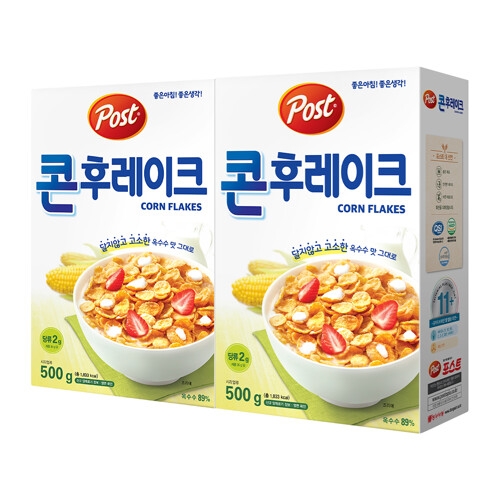 동서식품 포스트 콘 후레이크 500g (2개)