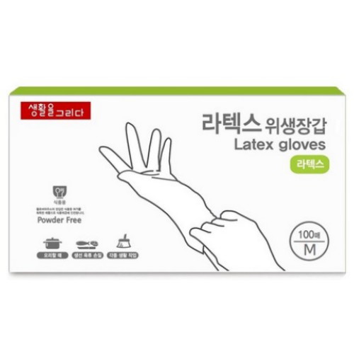 라텍스 위생장갑 M