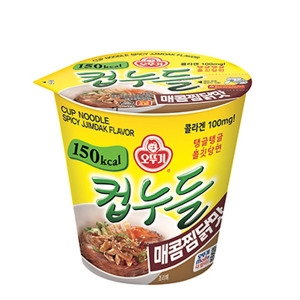 오뚜기 컵누들 매콤찜닭맛 45.5g (7개)