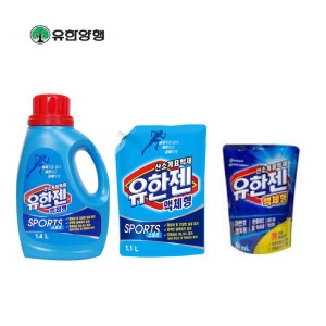 유한젠 스포츠 산소계표백제 1.4L + 리필 1.1L (본품1개+리필1개)_이미지