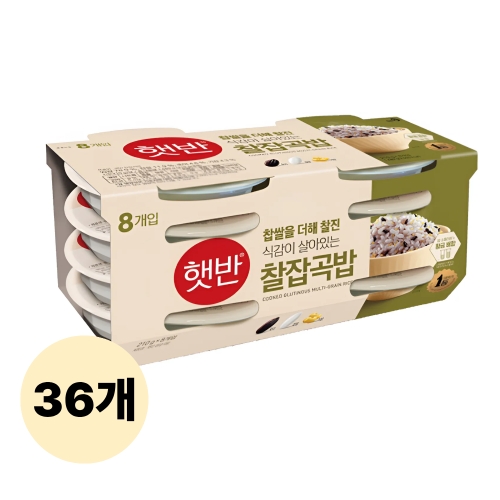 CJ제일제당 햇반 매일 찰잡곡밥 210g (20개)_이미지