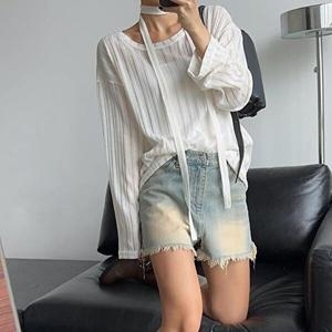 셀러허브 패션 VY 여자 그런지룩 긴팔 티셔츠_WT31197_이미지