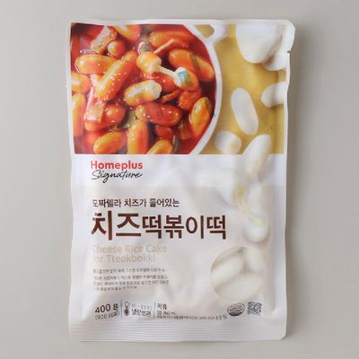 홈플러스 시그니처 치즈 떡볶이떡 400g (1개)_이미지