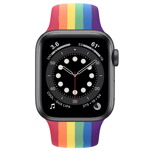 APPLE 워치 시리즈6 40mm 스페이스 그레이 알루미늄 (스포츠밴드)_이미지
