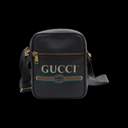 Vintage Logo Web Stripe Messenger Bag 남성용 523591 웹 스트라이프 빈티지 프린트 로