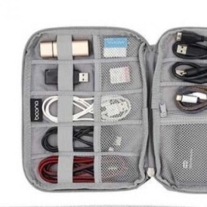 포터블 데이터 케이블 디지털 파우치 그레이 사또마켓 76F3DC +S645155