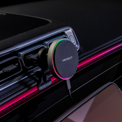 엠비언트 라이트 Qi2 루나 이클립스 무선충전거치대 VDT-QI2S