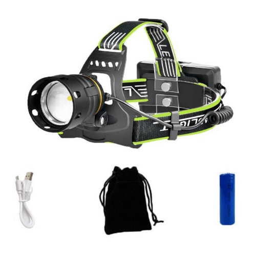 엘마운틴 XHP360 충전식 LED 헤드랜턴 (단품+배터리 1p)_이미지