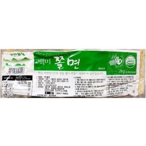 맛찬들 쫄면사리 백미 2kg 쫄면사리 백미 2kg