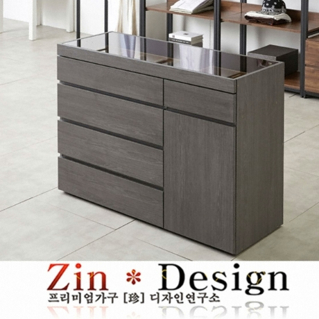 진디자인 아일랜드 4단 서랍장 1150_이미지