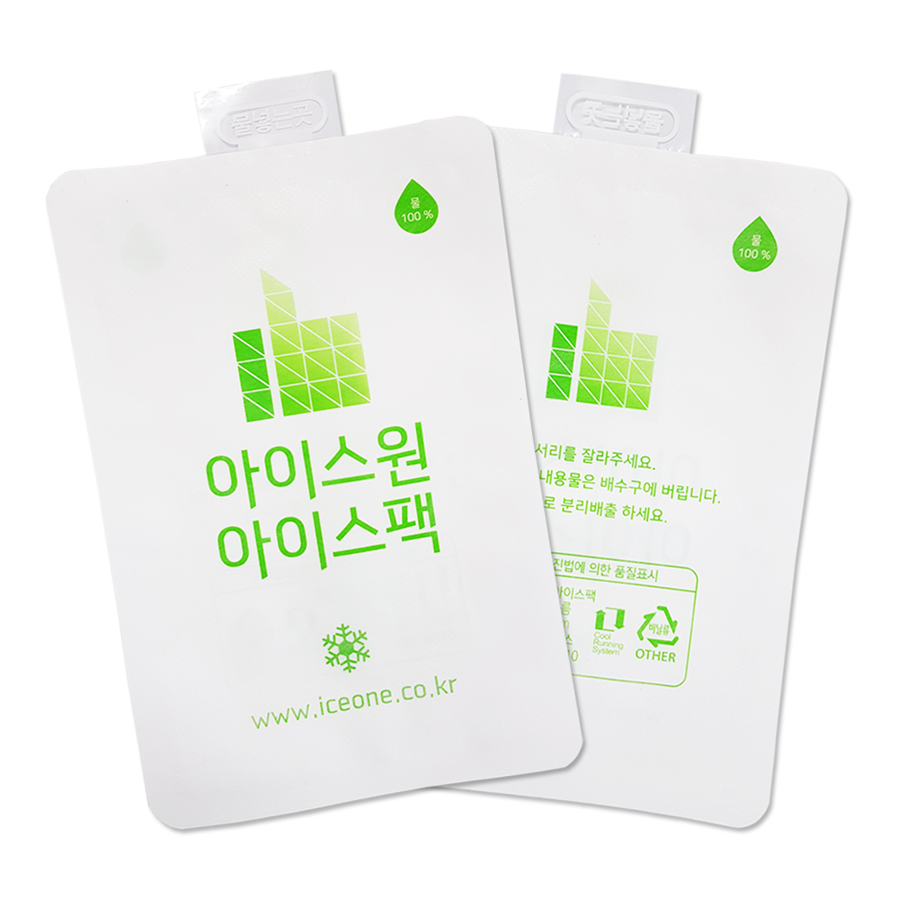 에이스코리아 아이스원 엄지 부직포 수지없는 아이스팩 반제품 15x20cm