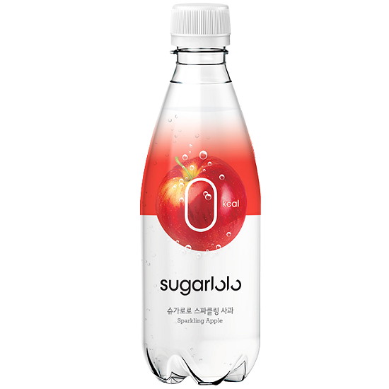 인테이크 슈가로로 스파클링 사과 350ml (24개)_이미지