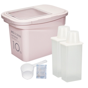 씨밀렉스 라이스키퍼 쌀통 10kg + 잡곡통 1300ml