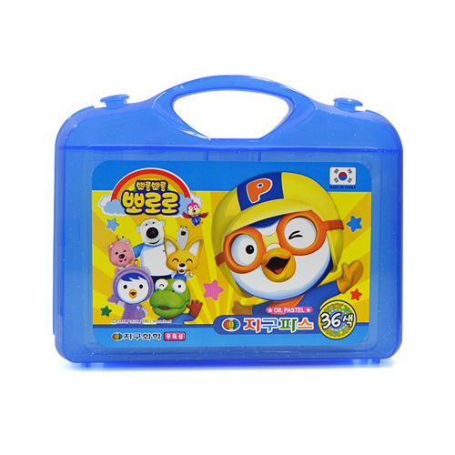 지구화학 뽀로로 크레파스 (36색)_이미지